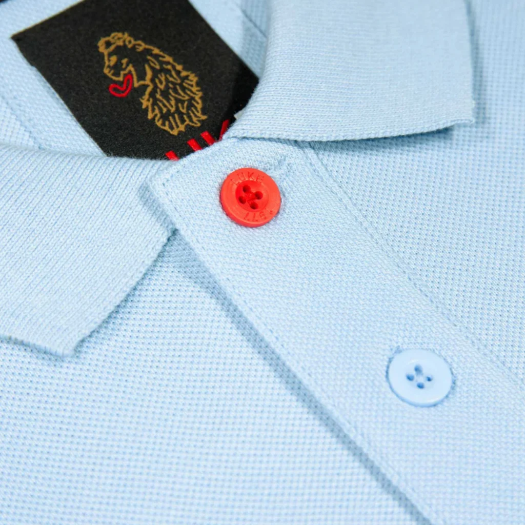 Luke New Mead Sport Core Polo - Sky Blue