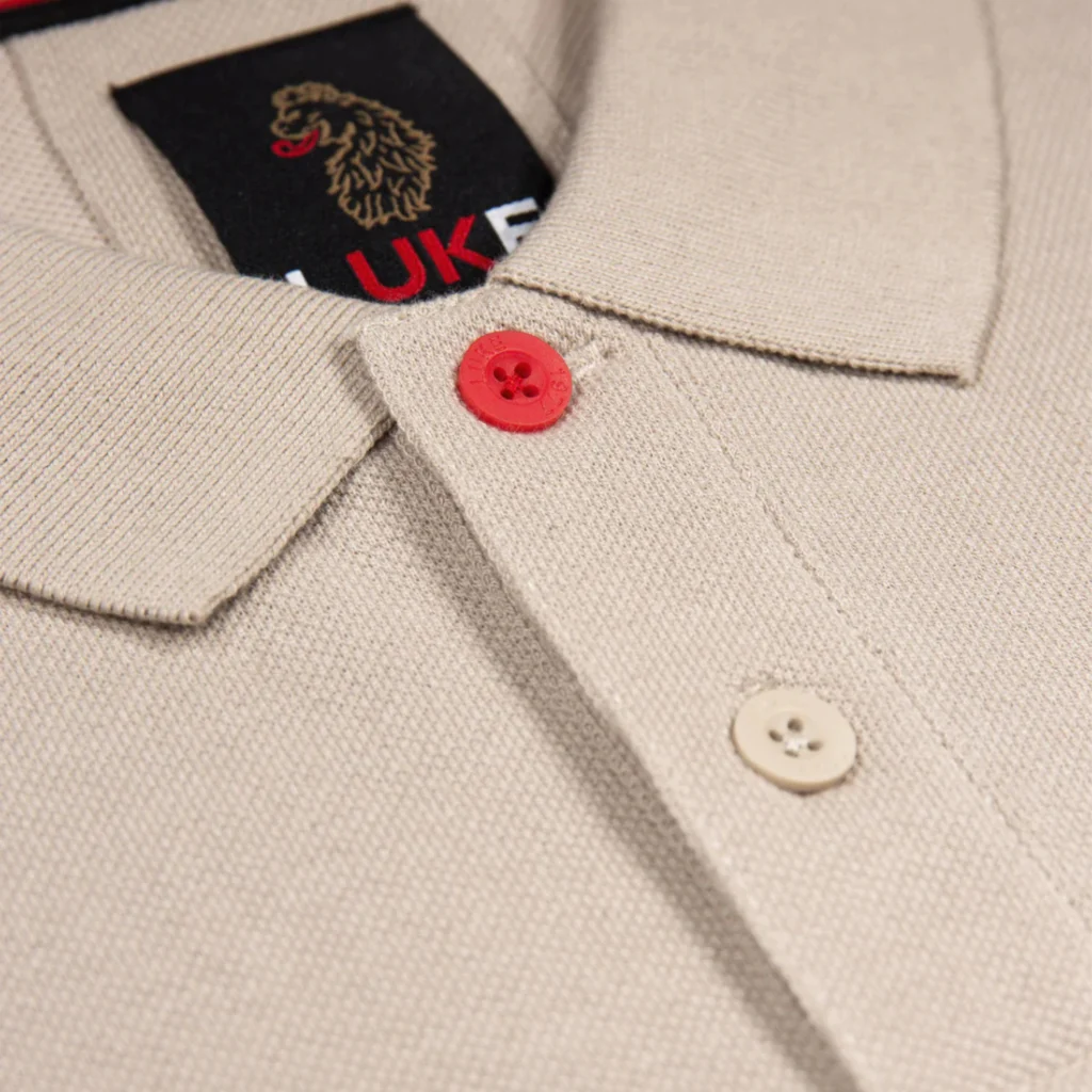 Luke New Mead Sport Core Polo - Stone