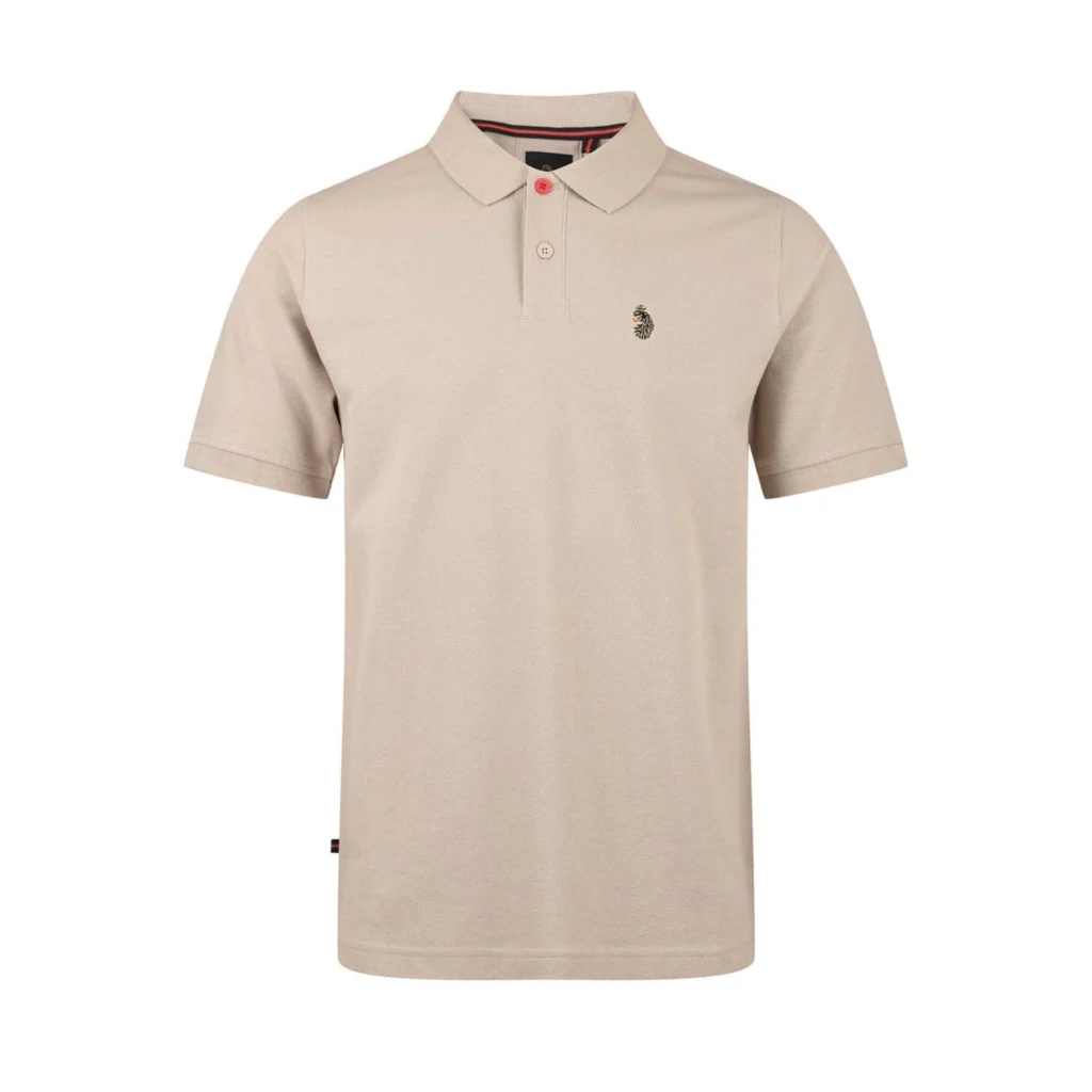 Luke New Mead Sport Core Polo - Stone