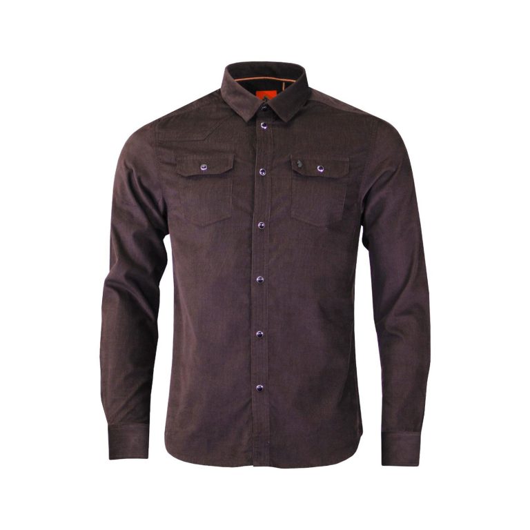 Luke Our Roy Long Sleeve Shirt - Dark Chocolate
