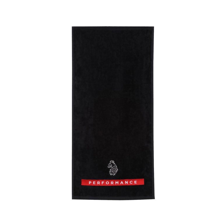 Luke Performance Gym Towel - Jet Black