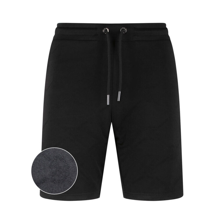 Luke Phoenix Regular Fit Textured Shorts - Black