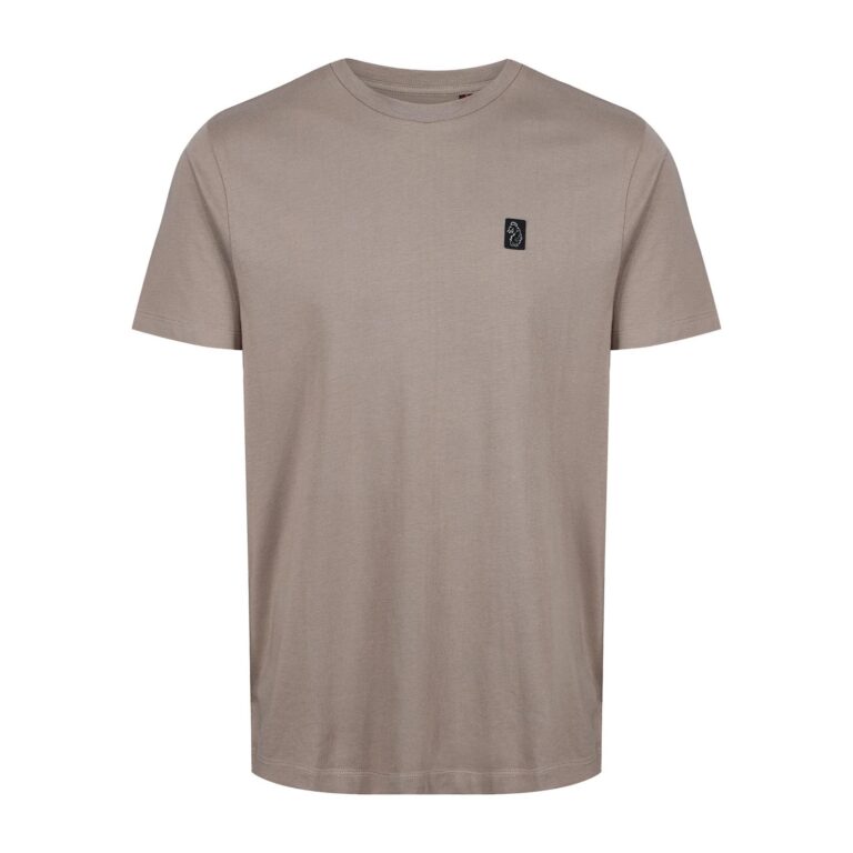 Luke Pima Shiny Lion Regular Fit Short Sleeve T-Shirt - Clay
