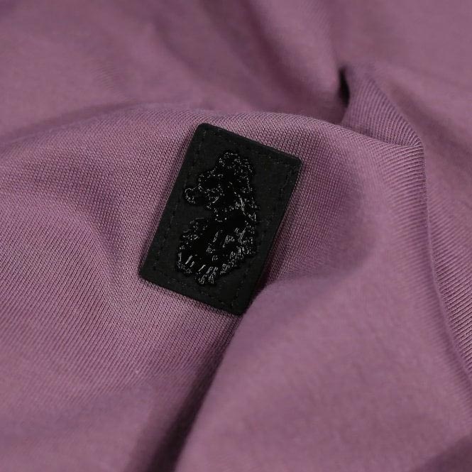 Luke Pima Shiny Lion Regular Fit Short Sleeve T-Shirt - Dark Lilac