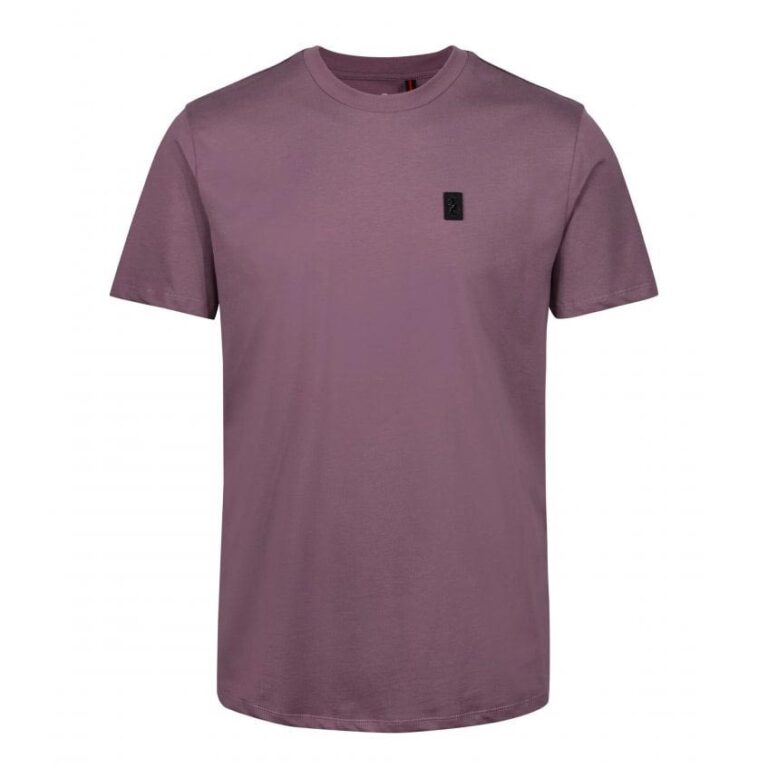Luke Pima Shiny Lion Regular Fit Short Sleeve T-Shirt - Dark Lilac