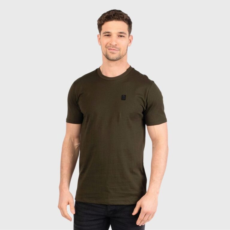 Luke Pima Shiny Lion Regular Fit Short Sleeve T-Shirt - Dark Olive