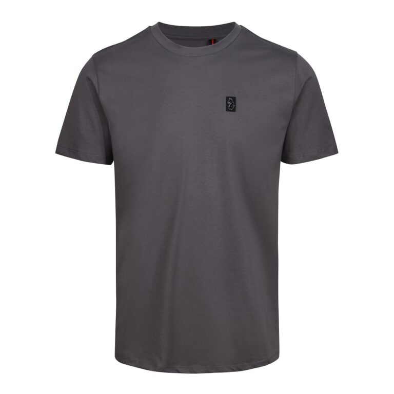 Luke Pima Shiny Lion Regular Fit Short Sleeve T-Shirt - Graphite