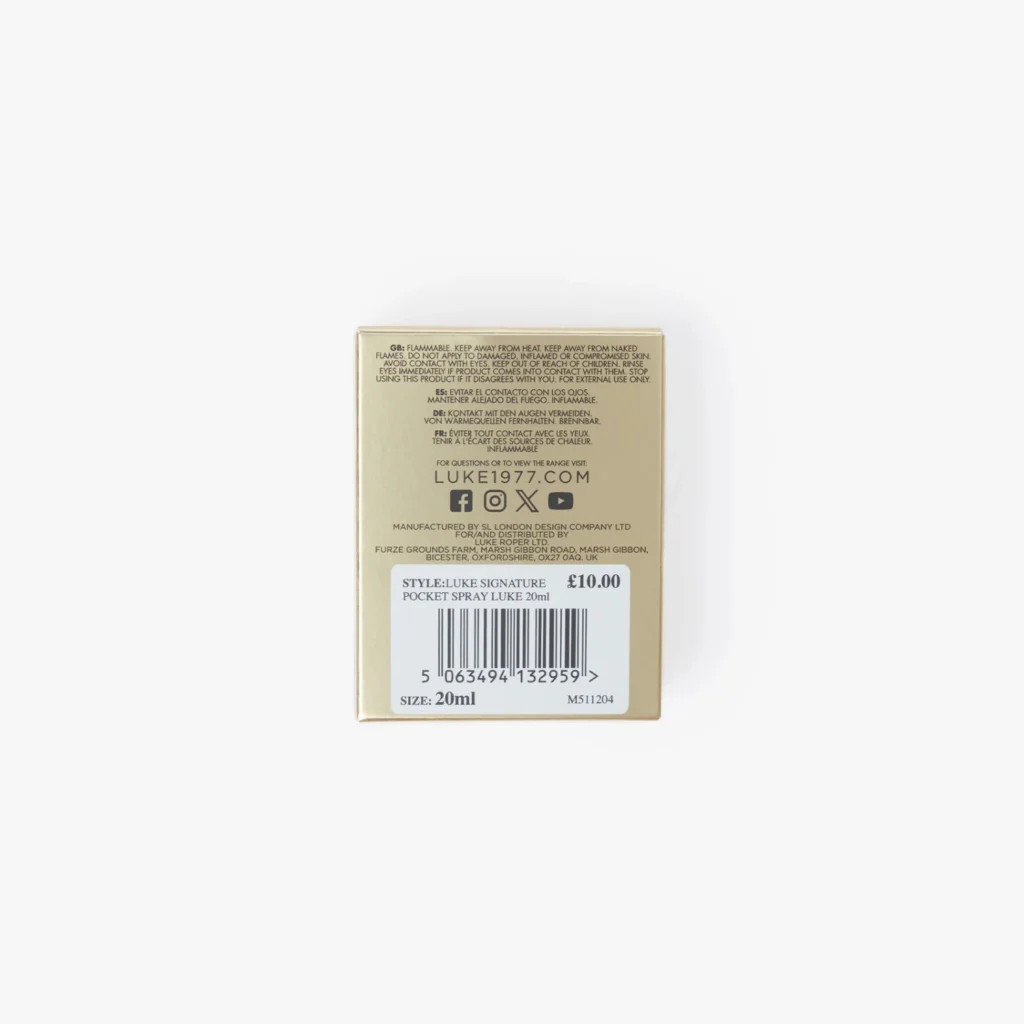 Luke Pocket Spray - Gold - 20ml