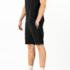 Luke Reid Text Detail 290GSM Regular Fit Shorts - Black
