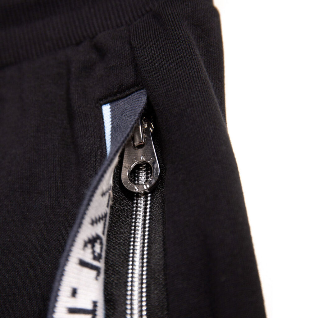 Luke Reid Text Detail 290GSM Regular Fit Shorts - Black