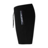 Luke Reid Text Detail 290GSM Regular Fit Shorts - Black