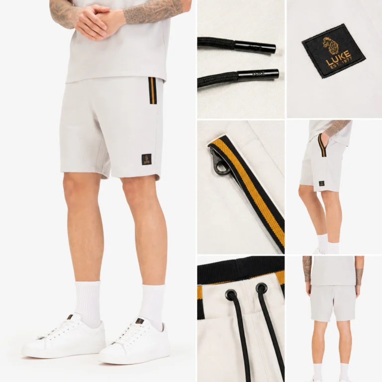 Luke Sanip Shorts - Ice Grey