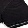 Luke Saxon Neck Regular Fit Short Sleeve Polo - Black