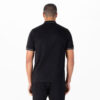 Luke Saxon Neck Regular Fit Short Sleeve Polo - Black