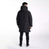 Luke Sir Bob Detachable Hood Long Line Regular Fit Long Sleeve Jacket - Jet Black