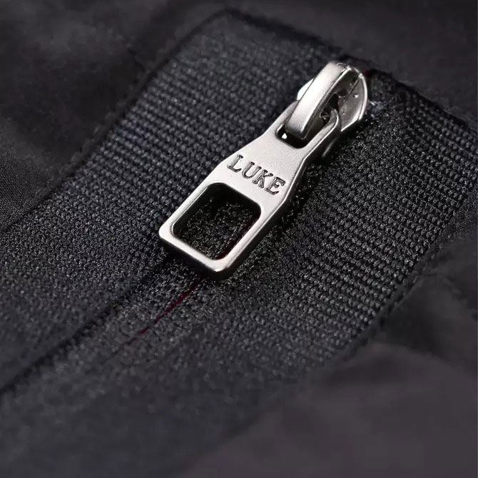 Luke Sir Bob Detachable Hood Long Line Regular Fit Long Sleeve Jacket - Jet Black