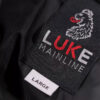 Luke Sir Bob Detachable Hood Long Line Regular Fit Long Sleeve Jacket - Jet Black
