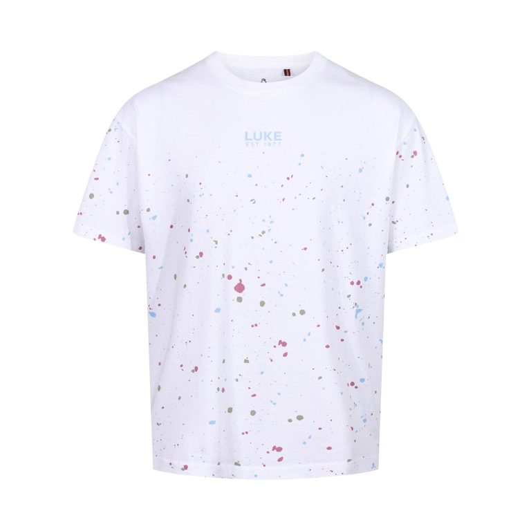 Luke St Kitts Regular Fit Short Sleeve T-Shirt - Bright White