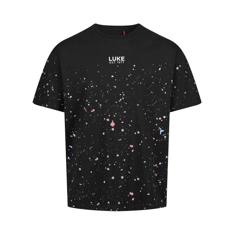 Luke St Kitts Regular Fit Short Sleeve T-Shirt - Jet Black