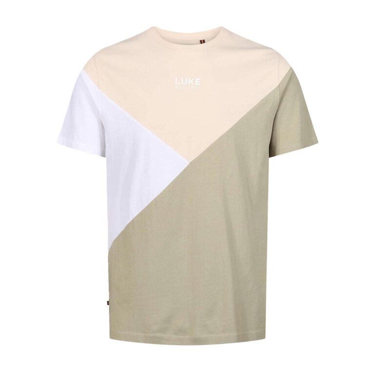 Luke St Lucia Regular Fit Short Sleeve T-Shirt - Ecru