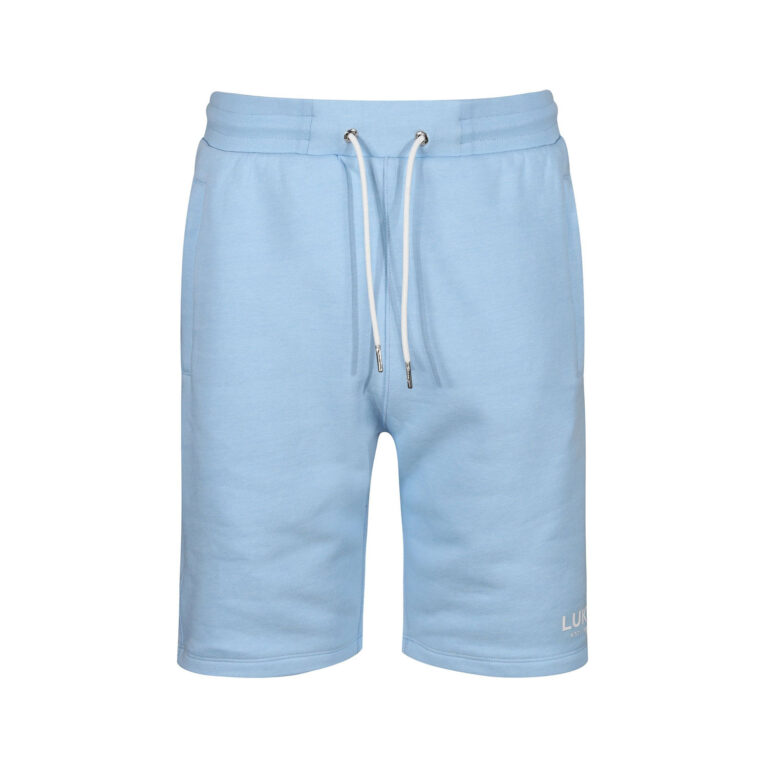 Luke Staggering Sweat Regular Fit Short - Sky Blue