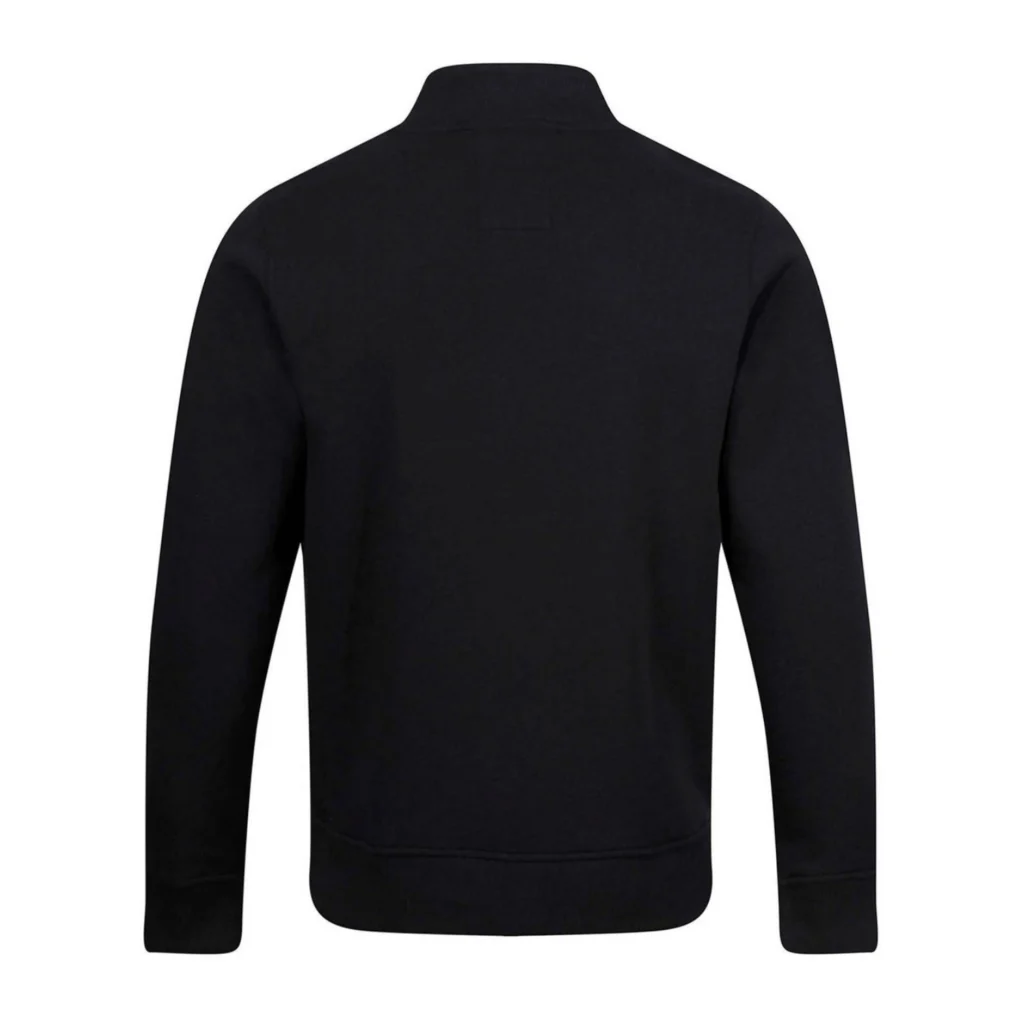 Luke Sydney 1000 320GSM 1/4 Zip Sweater - Jet Black