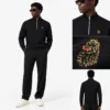 Luke Sydney 1000 320GSM  1/4 Zip Sweater - Jet Black