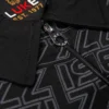 Luke Totti Overprint Zip Polo 220GSM - Black