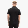 Luke Totti Overprint Zip Polo 220GSM - Black