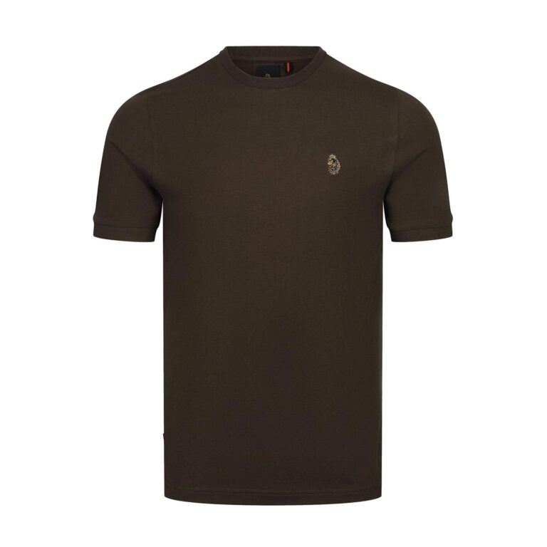 Luke Traffs Regular Fit Short Sleeve T-Shirt - Dark Green