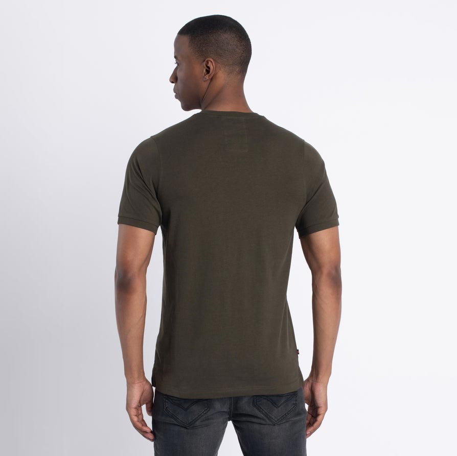 Luke Traffs Regular Fit Short Sleeve T-Shirt - Dark Green
