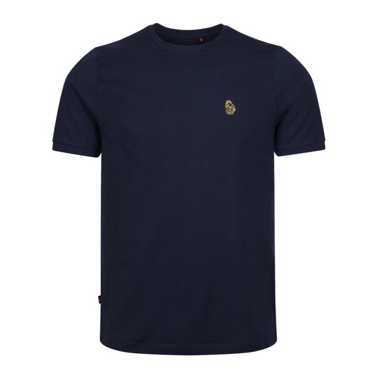Luke Traffs Regular Fit Short Sleeve T-Shirt - Dark Navy