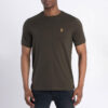 Luke Traffs Regular Fit Short Sleeve T-Shirt - Dark Olive