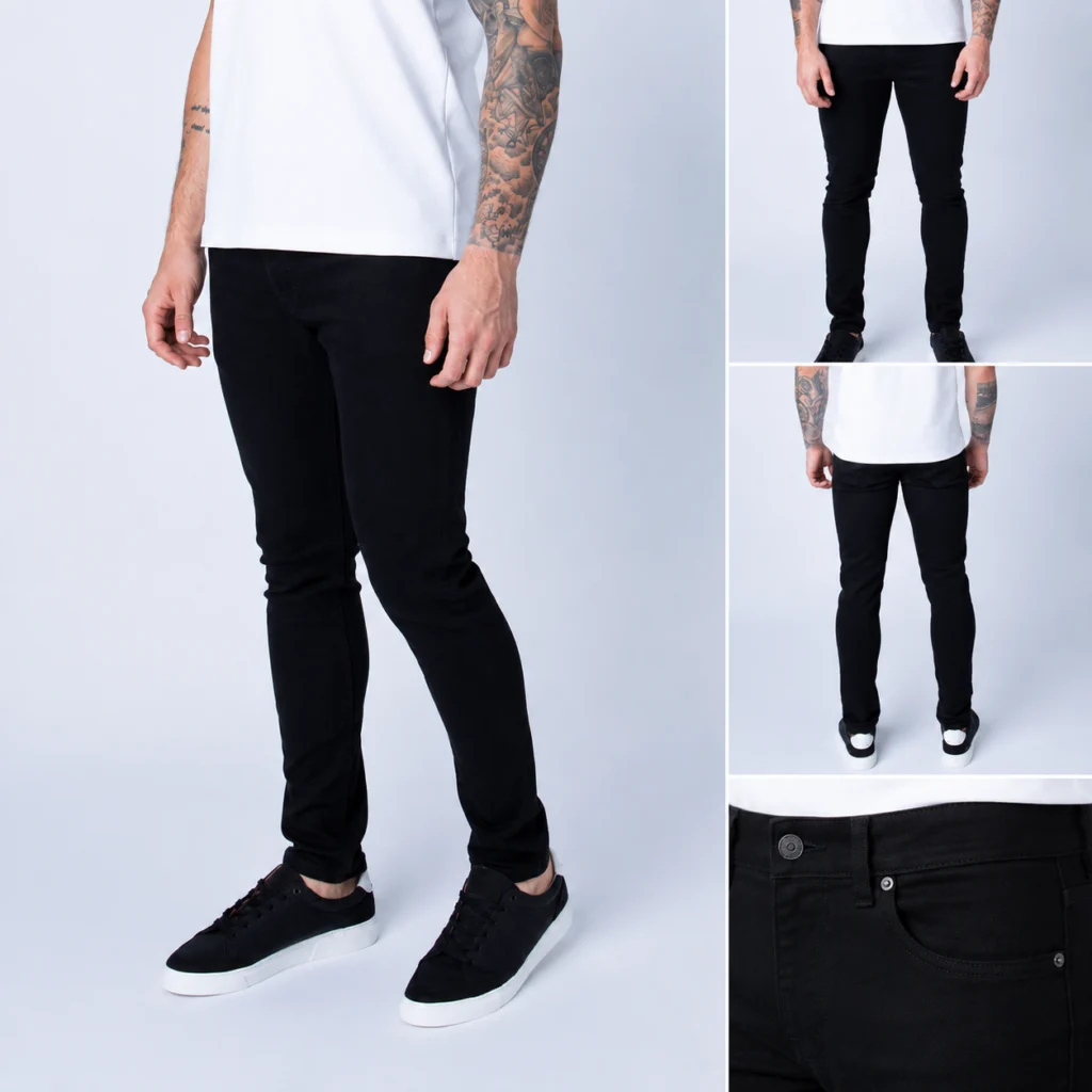 Luke Vac Slim Taper Fit Jean - Black