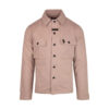 Luke Warden Regular Fit Long Sleeve Overshirt - Move Pink