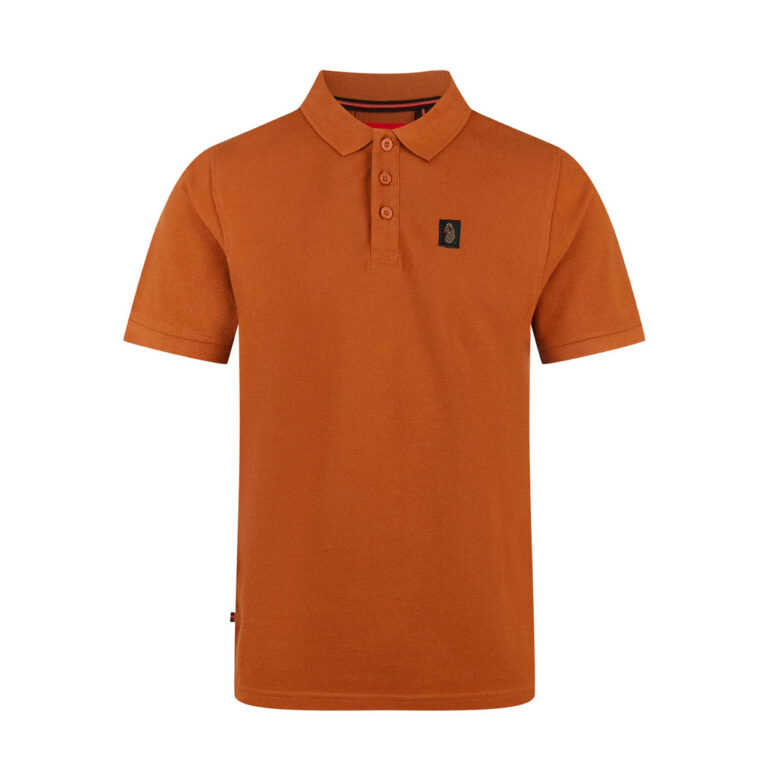 Luke Williams 1000 Regular Fit Short Sleeve 220GSM Polo - Caramel