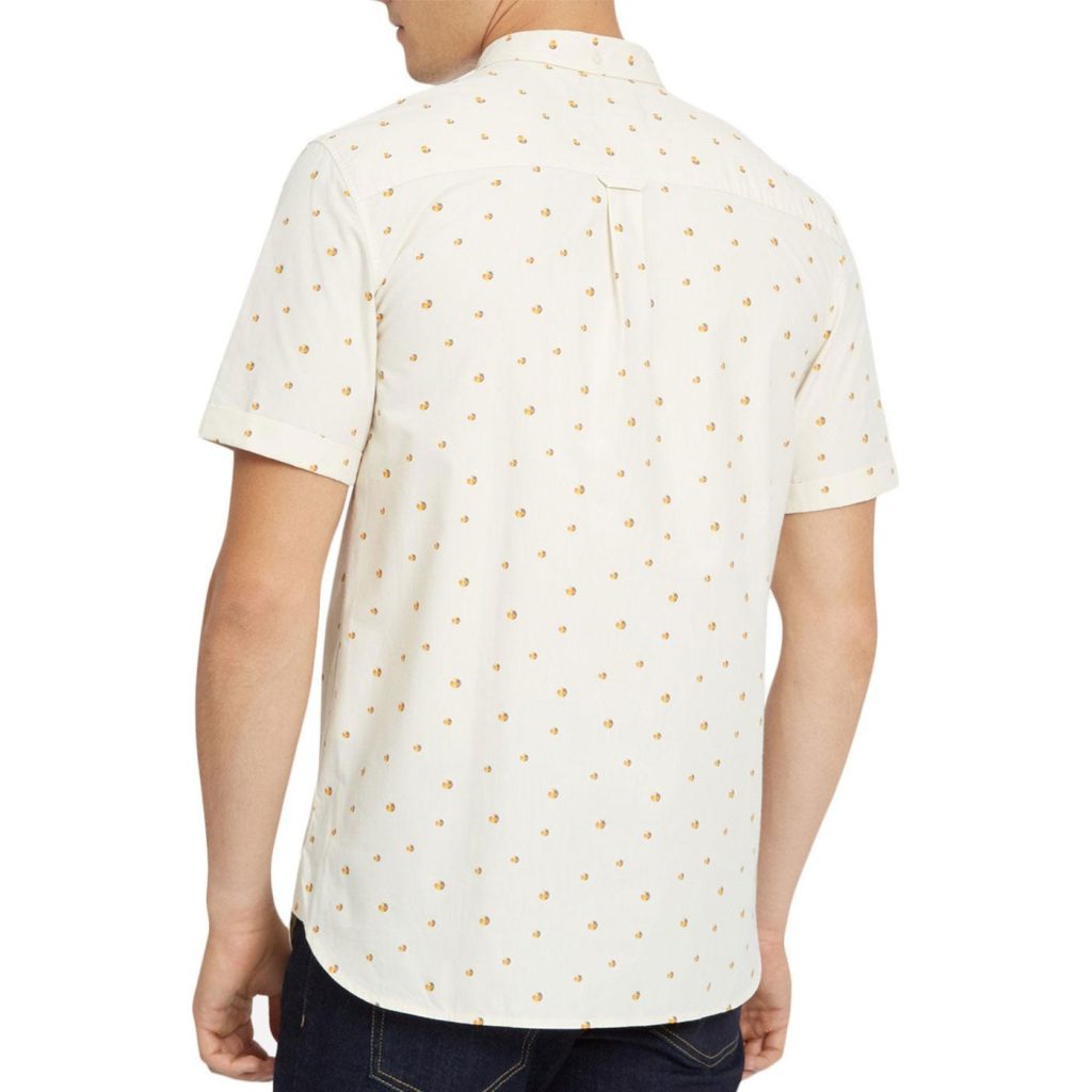 Lyle & Scott Beach Ball Print Short Sleeve Shirt - Seashell White