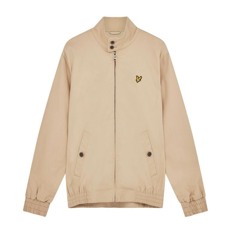 Lyle & Scott Classic Harrington Regular Fit Long Sleeve Jacket - Stone