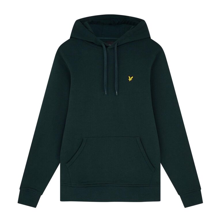 Lyle & Scott Classic Pullover Regular Fit Long Sleeve Hoodie - Dark Green