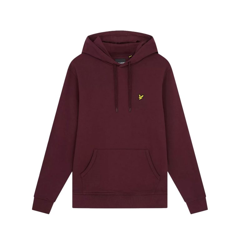 Lyle & Scott Classic Pullover Regular Fit Long Sleeve Hoodie - Merlot