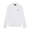 Lyle & Scott Classic Regular Fit Long Sleeve Polo Shirt - White
