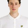 Lyle & Scott Classic Regular Fit Long Sleeve Polo Shirt - White