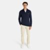 Lyle & Scott Classic Regular Fit Long Sleeve Polo Shirt - White