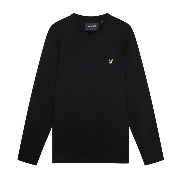 Lyle & Scott Classic Regular Fit Long Sleeve T-Shirt - Jet Black