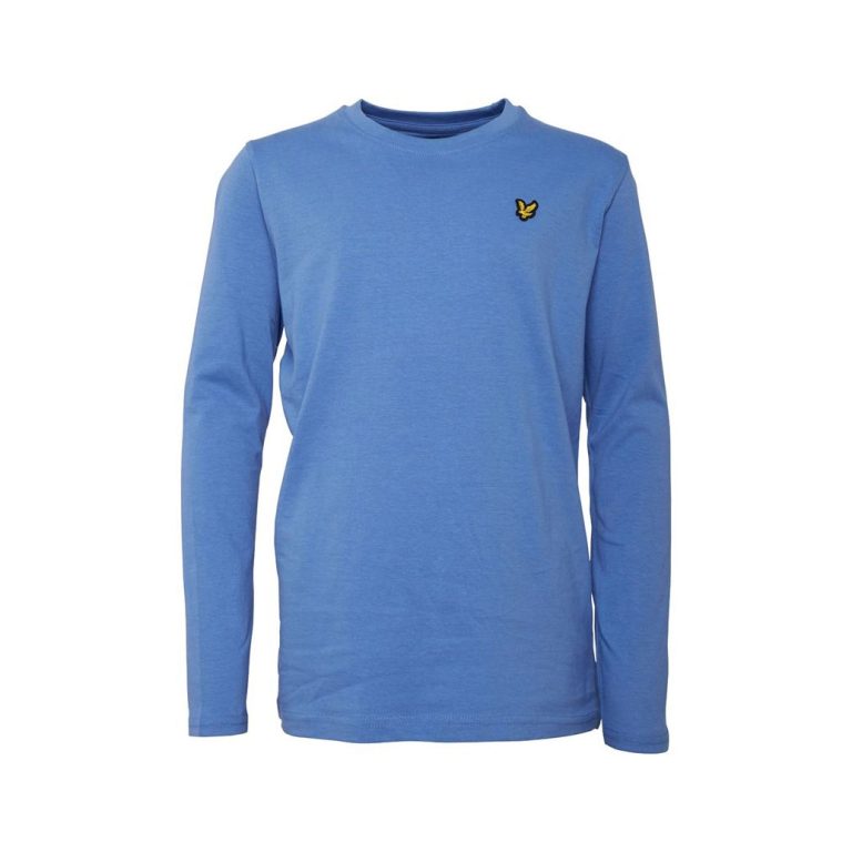 Lyle & Scott Classic Regular Fit Long Sleeve T-Shirt - Slate Blue