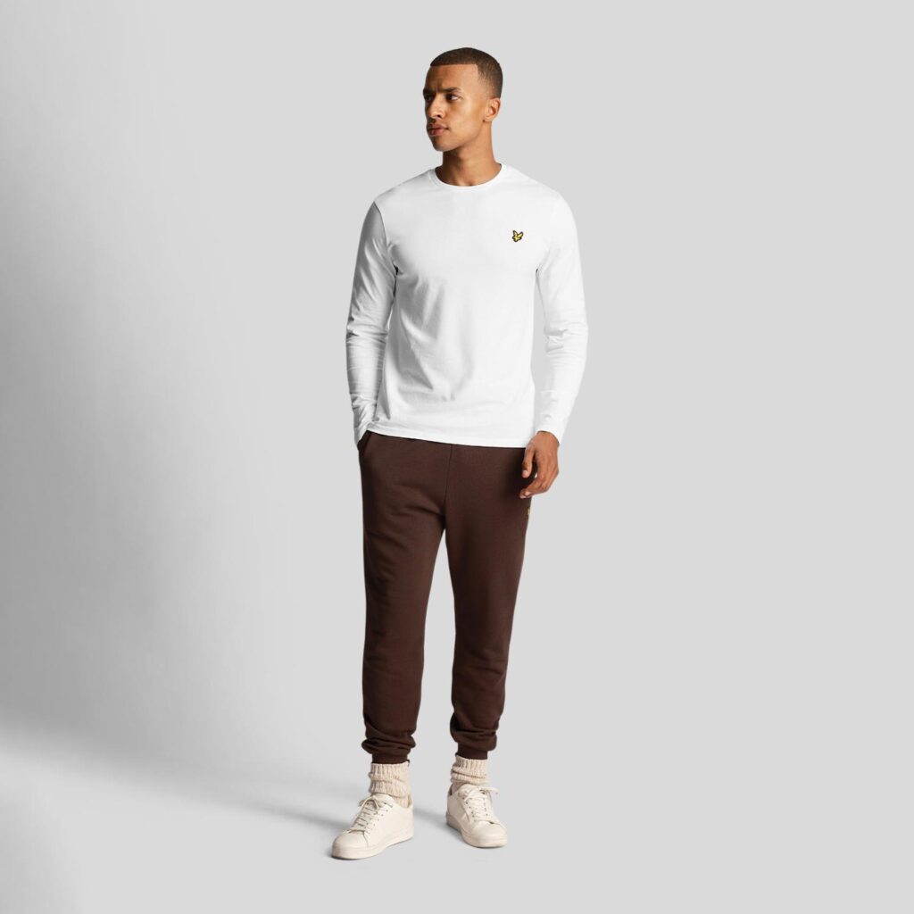 Lyle & Scott Classic Regular Fit Long Sleeve T-Shirt - White