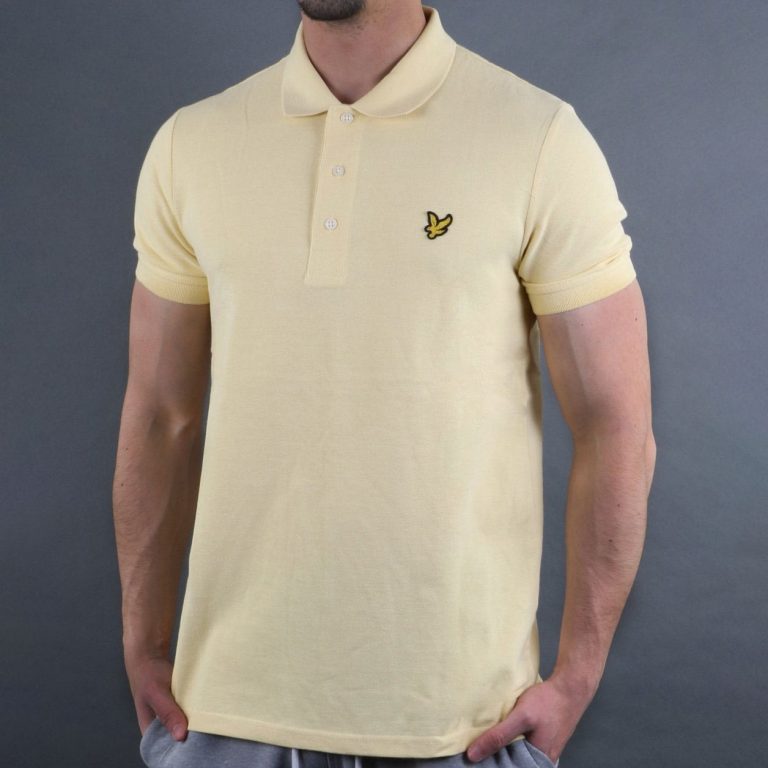 Lyle & Scott Classic Regular Fit Short Sleeve Polo Shirt - Butter Cream