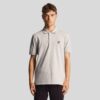 Lyle & Scott Classic Regular Fit Short Sleeve Polo Shirt - Light Grey Marl