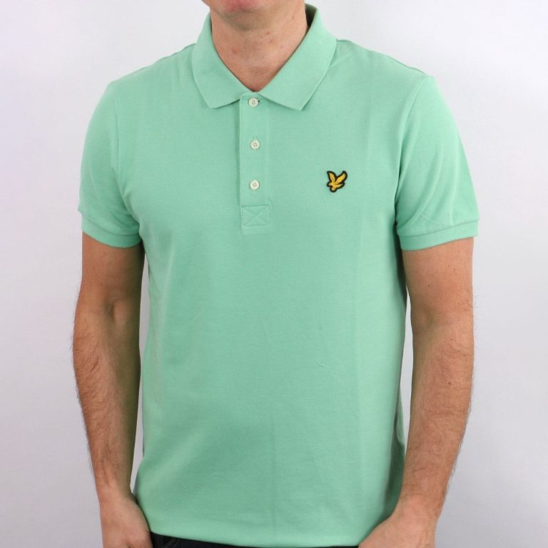Lyle & Scott Classic Regular Fit Short Sleeve Polo Shirt - Sea Mint