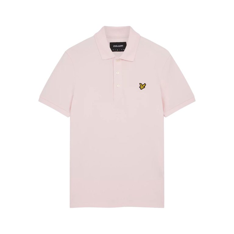 Lyle & Scott Classic Regular Fit Short Sleeve Polo Shirt - Stone Wash Pink